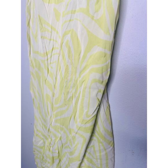 RONNY KOBO COLLECTIVE Green Vacation Halter Knotted Front Sheath Dress size 4 - Picture 11 of 16